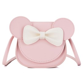 WISHOW Shoulder Bag, Mini Bag, Small, Girls, Elementary School Students, Stylish, Ribbon, Bowknot, Cute, Cross-body, Handraised, Shoulder Bag, For Kids, Kids, Everyday, Popular, white