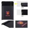 1pc Double Sided Fireproof Bag Fire Water Resistant Pouch for