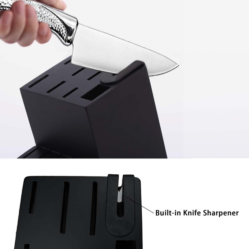 dearithe Knife Sets for Kitchen with Block, 14 Piece High