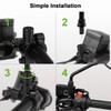 Motorcycle Mirrors Mounts 7/8" Handlebar Mirror Mount Holder Clamp Adaptor