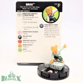 WizKids Heroclix X-Men: Rise and Fall set Broo #030 Uncommon figure w/card!