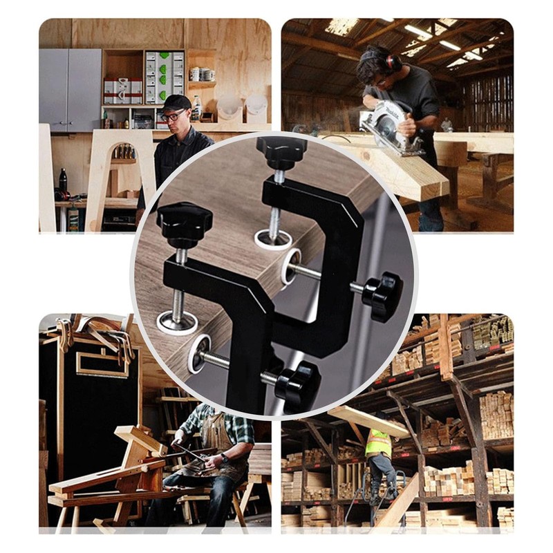 3 Way Face Clamp, Adjustable Cabinet Drawer Installation Clamps, Woodworking