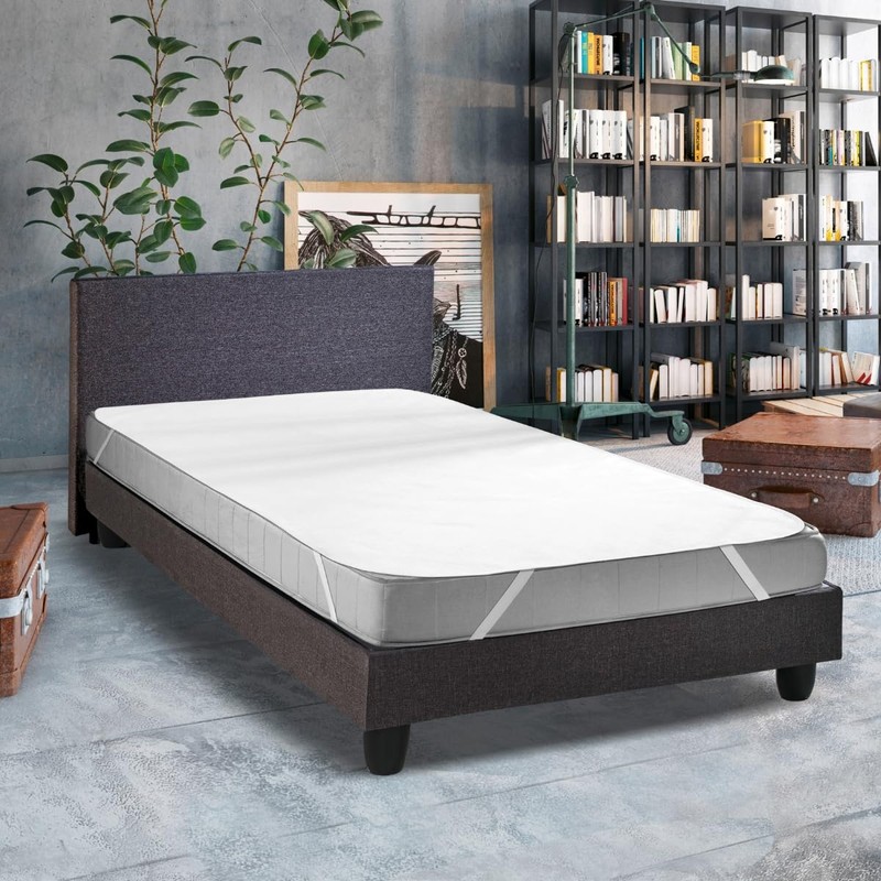 sleepling Premium Molton Mattress Protector 100 x 200 cm, 100%