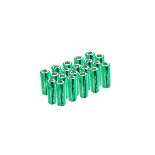 1.2v 400mah 2/3AAA NiMH Rechargeable Battery with Flat Top (20)