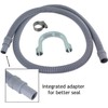 SPARES2GO Extension Drain Hose for Hoover Dishwasher (1.5M, 19mm /