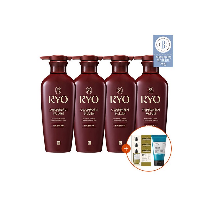 ryo Ryeo Classic Shampoo & Conditioner 400ml 4-pack - 02