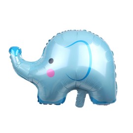 Elephant Balloons Cute Elephant Shape Aluminum Balloons for Animal Theme Party Birthday Party Decoration Baby Shower Supplies Gender Reveal Party Supplies