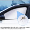 aokway Side Window Sunshade Sun Shade for Car Window Double