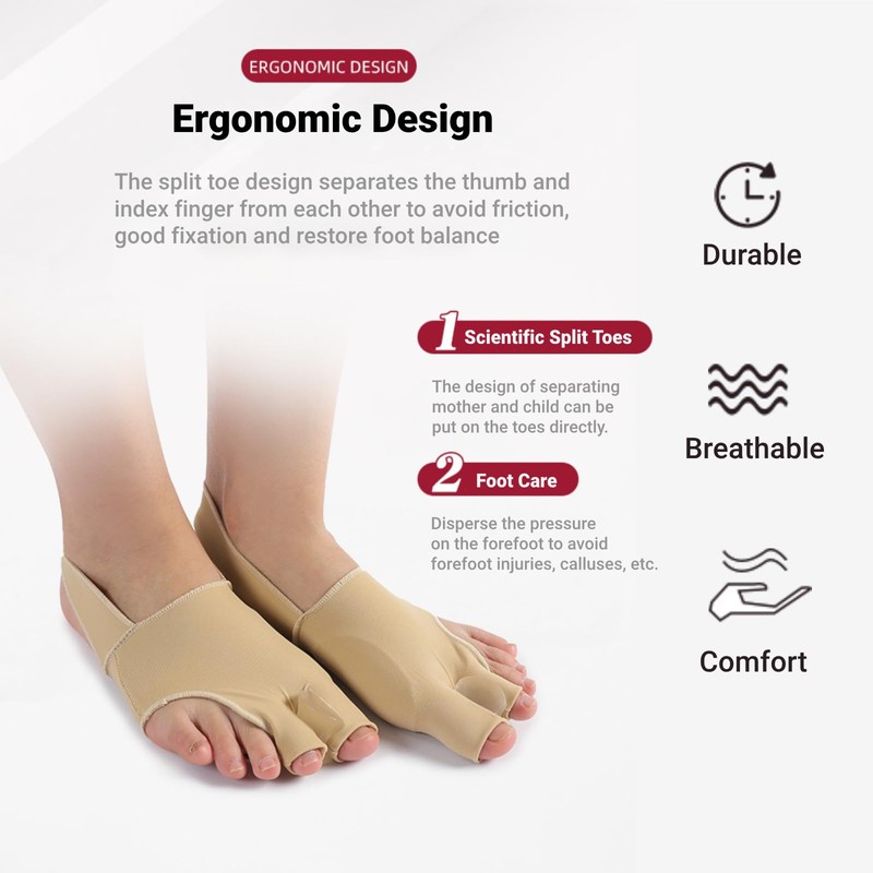 MEMNUN soft high elastic pad toe corrector, bunion, hallux valgus,