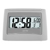 Acctim Attis Stylish Clock LCD Display Calendar and Alarm Time-Mist,