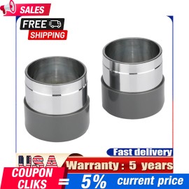 Gearzaar 2x Buddy Bearing Buddy Protectors Grease Wheel Hub 1.98 w/ Bras for Trailer Boat