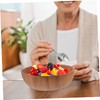 Ciieeo Wooden Serving Plate Portable Condiment Holder for Sauces Dips