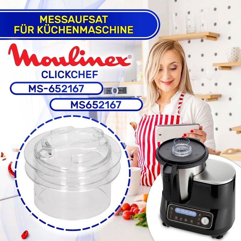 Messaufsatz für Küchenmaschine mit dem Originalcode MS-652167 für Moulinex -