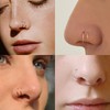 6ixGosh 18G/20G/22G Stainless Steel Hoop Nose Ring Cartilage Earring for