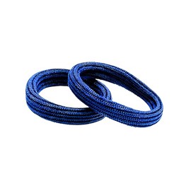 Generic Elastic Hair Band Made of Quality Cotton and No Crease Hair Tie. Perfect Suitable for Ponytail Holder for Women and girls (dark blue), Small