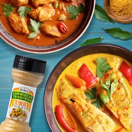 Grace Caribbean Traditions Curry Powder - 2 Pack of Jamaican Curry Powder Seasoning for a Perfect Blend of Curry Spice Heat and Jamaican Seasoning