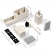 zuxzmj Kitchen Soap Dispenser Set with Sponge Holder and Brush