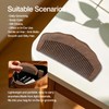 Natural Sandalwood Wide-Tooth Comb – Anti-Static Hair Detangler & Scalp