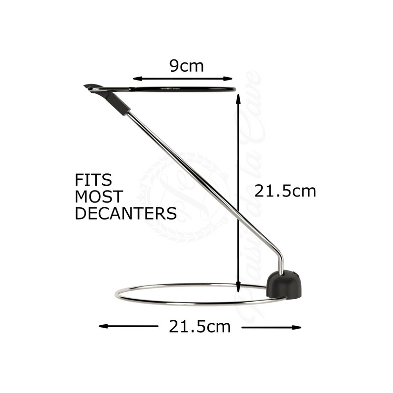 2in1 Wine Decanter Drying Stand – Fast Spotless Carafe Dryer