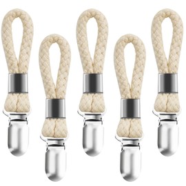 Meanju Hanger for towels, 5 pieces towel clip, towel hanger clip, stainless steel, towel clip hanger, bathroom accessories, multifunctional towel hanger, for kitchen, bathroom, household, balcony