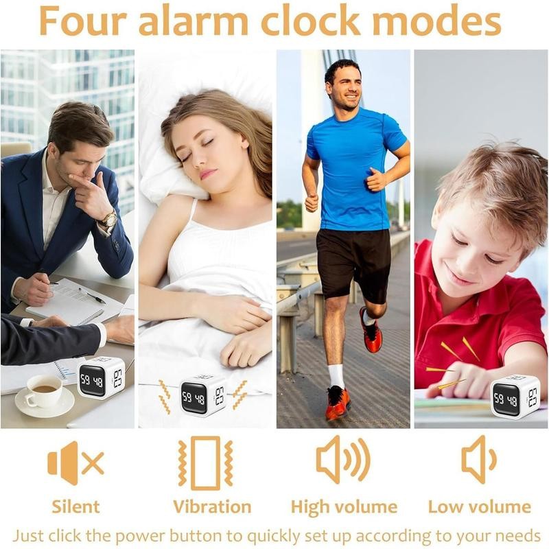 Multifunctional Cube Timer, 1 Count USB Rechargeable Digital Countdown Study