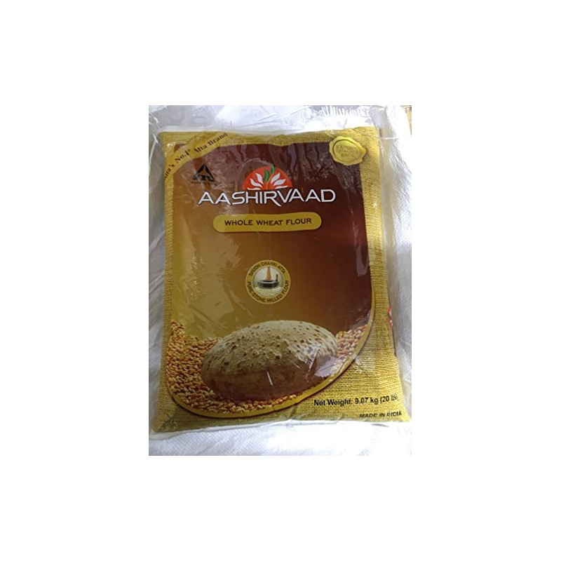 AASHIRVAAD WHOLE WHEAT FLOUR 20 LB