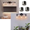 ECUDIS 3 Pack Metal Lamp Shade Collar Rings, Light Socket