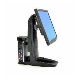 ERGOTRON 33-338-085 (055) Ergotron Neo-Flex All-In-One SC Lift Stand - Up to 37lb - Up to 24" LCD Monitor - Black - Desk-mountable