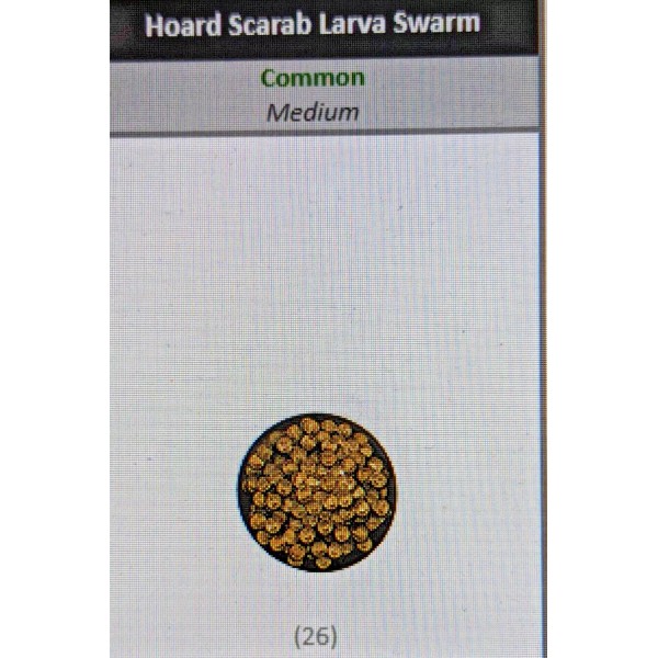 Wizards of the Coast D&D miniatures Legendary Evils HOARD SCARAB
