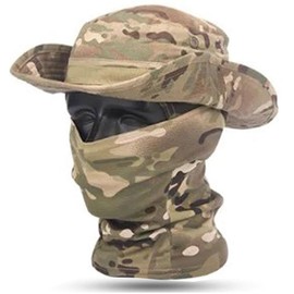 RALSPEC Multicam Camouflage Boonie Hat and Balaclava Set Camo Face Mask Cover Airsoft Military MTP