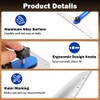 Stair Tread Template Tool, FEITON Stair Gauge Set Shelf Layout