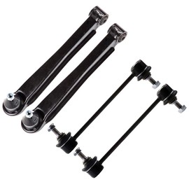 SCITOO 4pcs Suspension Kit Rear Lower Control Arm Rear Sway Bar Link Fit 2001-2005 For Kia Optima 1998-2005 For Hyundai Sonata 2001 Xg300 2002-2005 Xg350
