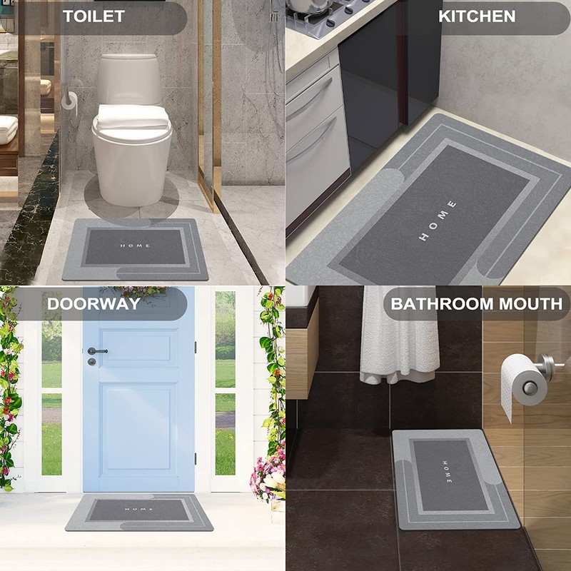 Tobil Bath Mat Bath Mat Non-Slip Absorbent Bath Mat Various