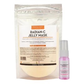 Mascarilla Hidro-plástica Iluminadora,anti Manchas Con Vit C Tipo De Piel Todo Tipo De Piel