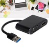 USB3.0 to High Definition Multimedia Interface VGA Adapter 2in1 HD