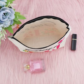 13th Birthday Gifts for Girls Daughter Sweet 13 Girls Gifts Makeup Bag Happy 13 Year Old Birthday Gifts for Daughter from Mum Turning Thirteen Gift for Teens Cosmetic Bag Travel Makeup Pouch