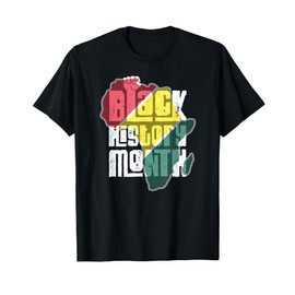 African American Black History Month Africa Flag Design T-Shirt