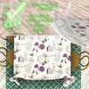 Fabric Tablecloth Washable Table Linen Tablecloth Cotton Polyester Hydrangea Purple