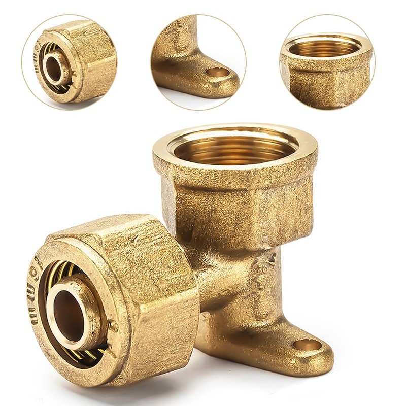 Beatific Pack of 2 1/2 Inch Brass Wall Disc, Screw