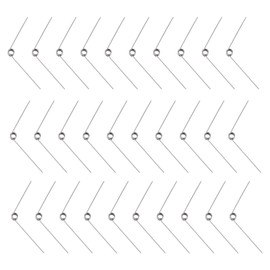 BENECREAT 30pcs Stainless Steel Small Torsion Spring, 0.5mm Wire Diameter Mechanical Torsion Springs for DIY Woodworking, Furniture, Repair Project