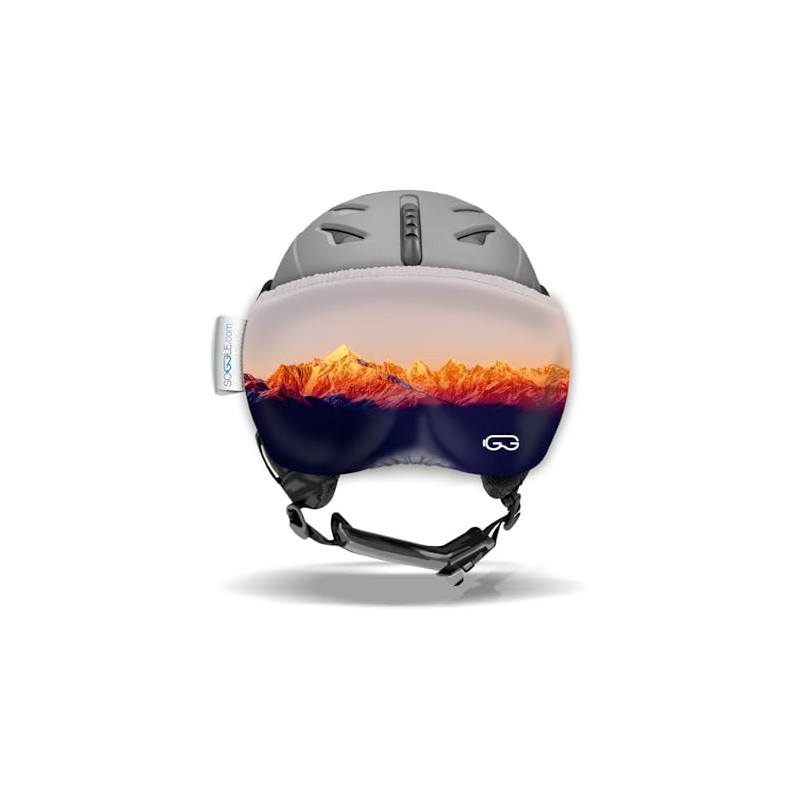 SOGGLE Vizor Visor Protection for Visor Helmets (Ski Helmets), Colour:
