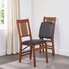 MECO MECO Stakmore True Mission Wooden Folding Chairs with Padded