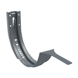 ZAMBELLI Headboard Holder Galvanised 250/8 Pieces Anthracite Gutter Holder for Gutter Semicircular Mounting without Soldering