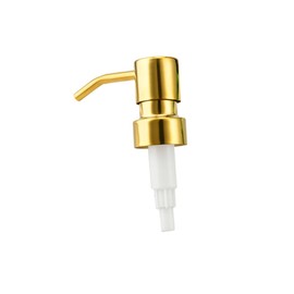 Ciieeo Shampoo and Lotion Pump Plated Replacement Caps for Emulsion Bottles Pump Dispenser for Home and Bathroom Use