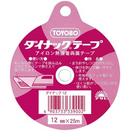 アサヒ アイロン両面接着テープ ダイナックテープ 12mm幅 25m巻