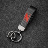 VERSAINSECT Fiber Style Car Keychain Z Emblem Microfiber Leather Key