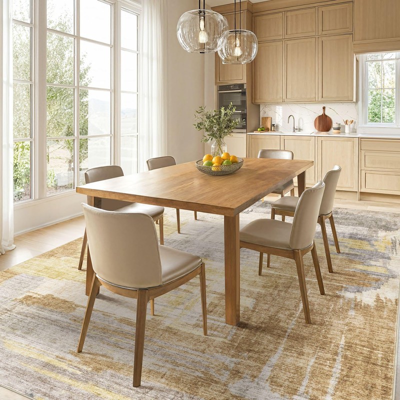 EIEIHOUSE Area Rug 8x10 Living Room Rugs,Soft Washable Rug Low