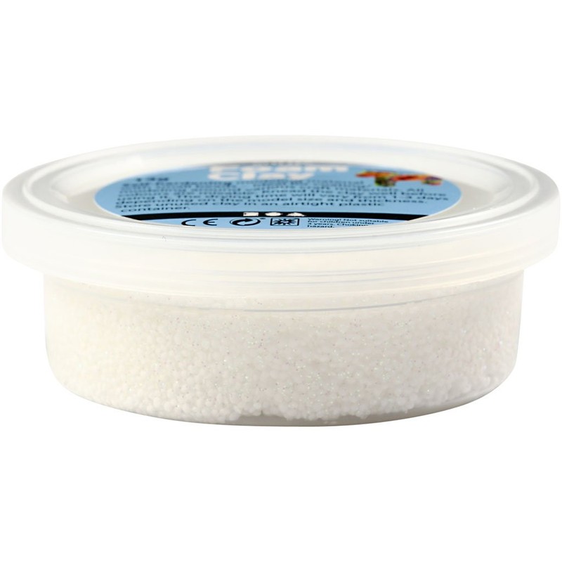 Creativ 6 x 20 g Foam Clay Assorted Colours Glitter