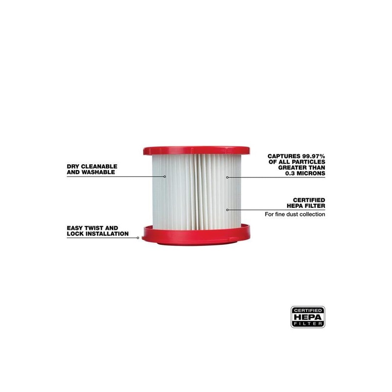 MILWAUKEE HEPA FILTER