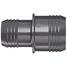 Spears 1429 Series PVC Tube Fitting, Coupling, Schedule 40, Gray, 3/4" x 1/2" Barbed